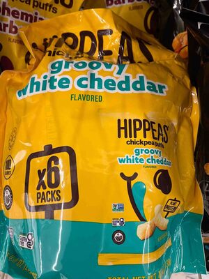 Vegan White Cheddar Chickpea Puffs, Vegan White Cheddar
