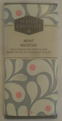 Seattle Chocolates, Milk Chocolate Truffle Bar, Peppermint, Peppermint