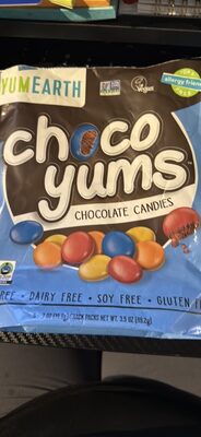 Chocolate Choco Yums Candies, Chocolate