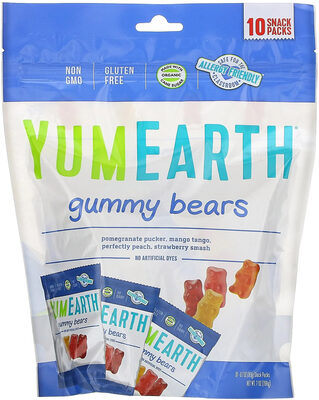 Gummy Bears, Pomegranate Pucker, Mango Tango, Perfectly Peach, Strawberry Smash