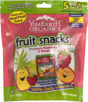 Tropical Organic Fruit Snacks, Playful Pineapple, Razzmatazz, Mango Tango