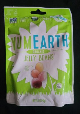 Organic Jelly Beans, Mango Tango, Perfectly Peach, Very Very Cherry, Awesome Apple