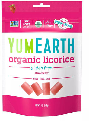 Strawberry Organic Licorice, Strawberry