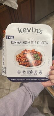Korean BBQ-Style Chicken Tender Chicken Breast Strips Paired With A Soy-Free Bulgogi Sauce, Korean BBQ-Style Chicken
