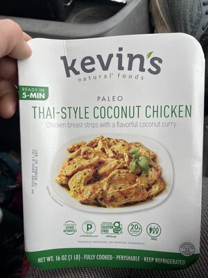 Mild Thai-Style Coconut Chicken Tender Chicken Breast Strips Paired With A Flavorful Coconut Curry Made With Coconut Milk, Basil, And Thai Spices, Mild Thai-Style Coconut Chicken
