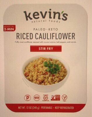 Stir Fry Riced Cauliflower Fluffy Riced Cauliflower Steamed With Coconut Aminos, Bell Peppers, And Carrots, Stir Fry