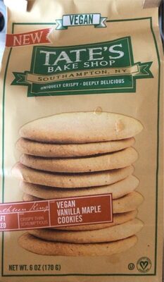 Vanilla Maple Vegan Cookies, Vanilla Maple