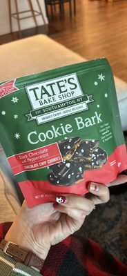 Dark Chocolate With Peppermint Chocolate Chip Cookie Bark, Dark Chocolate With Peppermint