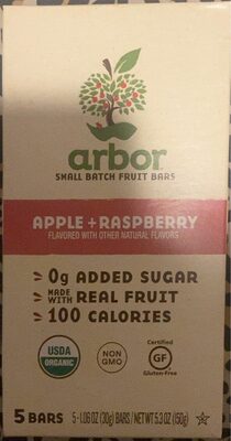 Apple + Raspberry Fruit Bars, Apple + Raspberry