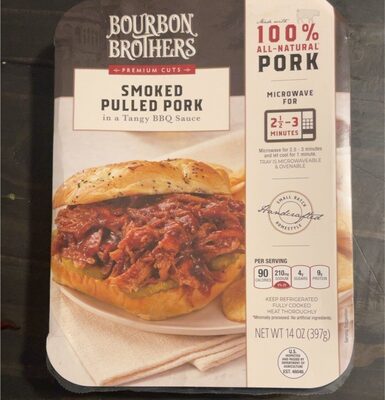 Hardwood Smoked Pulled Pork In BBQ Sauce, Hardwood Smoked