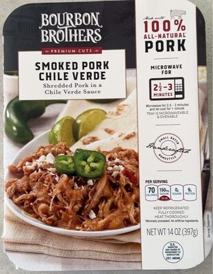 Smoked Shredded Pork In Chile Verde Sauce, Smoked In Chile Verde Sauce