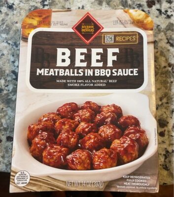 Beef Meatballs In BBQ Sauce, Beef