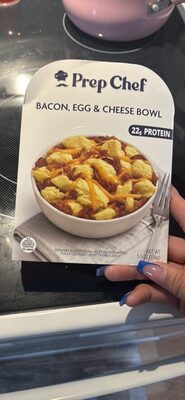 Bacon, Egg & Cheese Bowl, Bacon, Egg & Cheese