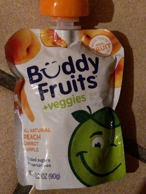 Peach Carrot & Apple +Veggies Blended Fruits & Vegetables, Peach Carrot & Apple