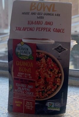 Tomato And Jalapeno Pepper Sauce Quinoa Bowl