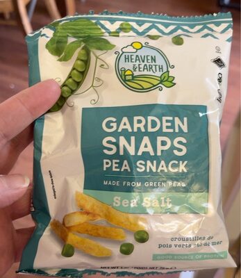 Sea Salt Garden Snaps Pea Snack, Sea Salt
