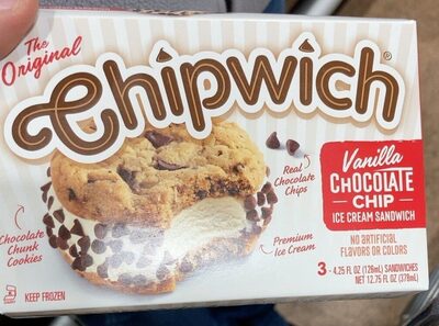 Vanilla Chocolate Chip The Original Ice Cream Sandwiches, Vanilla Chocolate Chip