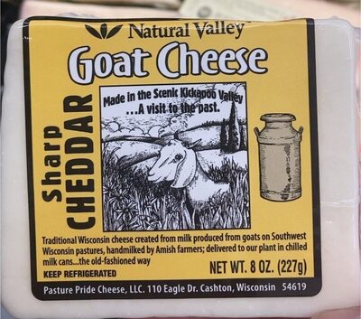 Sharp Cheddar Goat Cheese, Sharp Cheddar