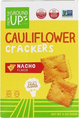 Nacho Cauliflower Crackers, Nacho