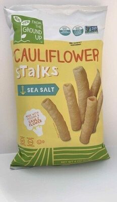 Sea Salt Cauliflower Stalks Puffed Veggie Snack, Sea Salt