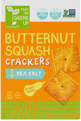 Sea Salt Butternut Squash Crackers, Sea Salt