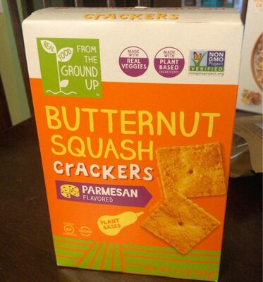 Parmesan Butternut Squash Crackers, Parmesan