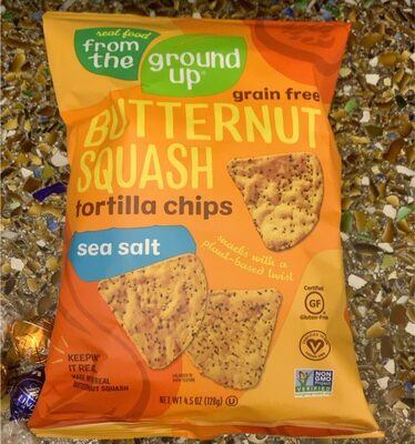 Sea Salt Butternut Squash Tortilla Chips, Sea Salt