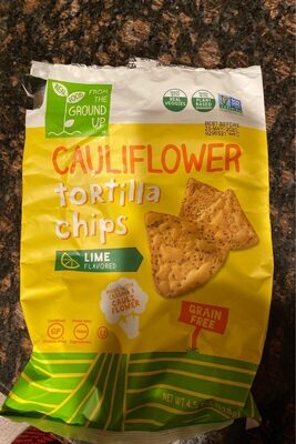 Grain Free Lime Cauliflower Tortilla Chips, Lime