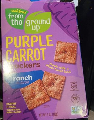 Ranch Purple Carrot Crackers, Ranch