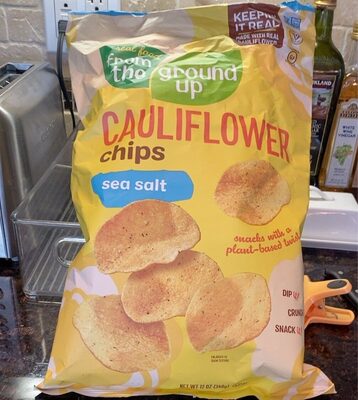 Sea Salt Cauliflower Chips, Sea Salt