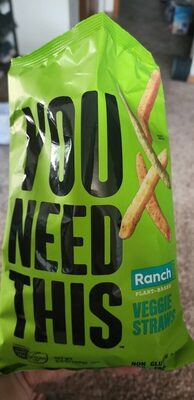 Ranch Flavor Veggie Straws, Ranch