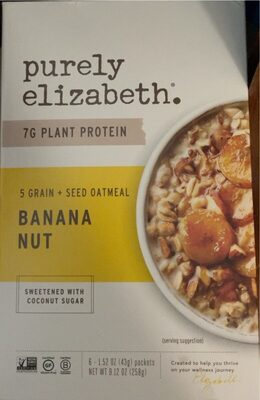 Banana Nut 5 Grain + Seed Oatmeal, Banana Nut