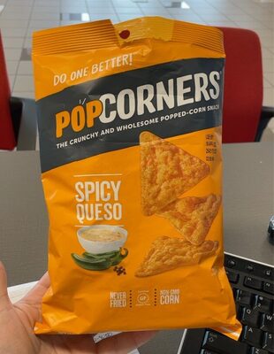Spicy Queso Flavored Popped-Corn Snack, Spicy Queso