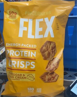 Cheddar & Sour Cream Flavored Protein Crisps, Cheddar; Sour Cream