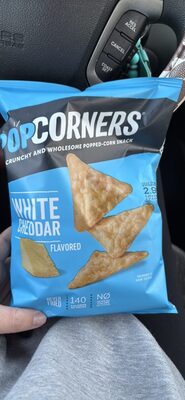 White Cheddar Flavored Popped-Corn Snack, White Cheddar