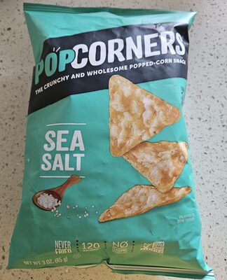 Sea Salt Popped-Corn Snack, Sea Salt