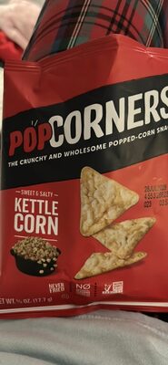 Sweet & Salty Kettle Corn Popped-Corn Snack, Sweet; Salty