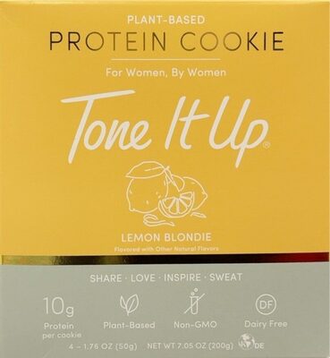 Plant-Based Protein 10 G Cookies, Lemon Blondie, Lemon Blondie