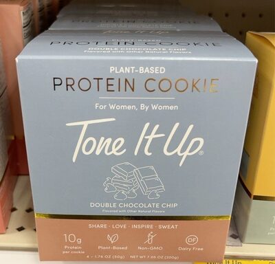 Plant-Based Protein 10 G Cookies, Double Chocolate, Double Chocolate