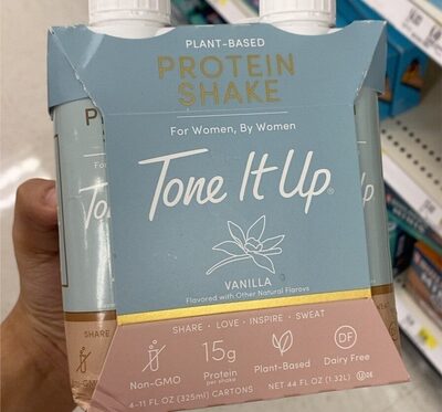 Plant-Based Protein 15 G Shakes, Vanilla, Vanilla