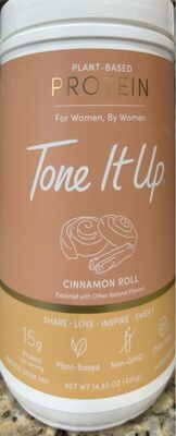 Plant-Based Protein 15 G Drink Mix, Cinnamon Roll, Cinnamon Roll