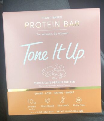 Plant-Based Protein 10 G Bars, Chocolate Peanut Butter, Chocolate Peanut Butter