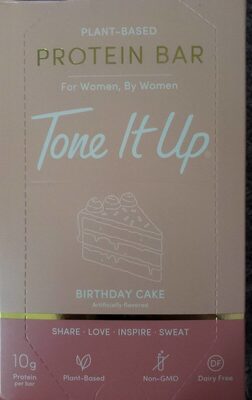 Plant-Based Protein 10 G Bars, Birthday Cake, Birthday Cake