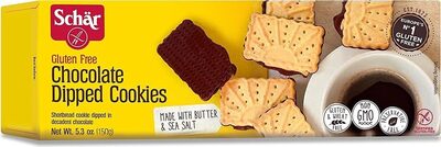 Gluten Free Shortbread Cookie Dipped In Decadent Chocolate, Chocolate