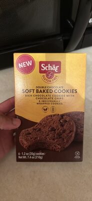 Gluten-Free Double Chocolate Soft Baked Cookies, Double Chocolate