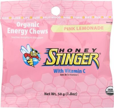 Organic Energy Chews, Pink Lemonade