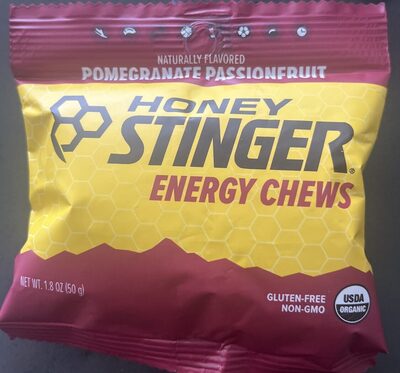 Organic Energy Chews, Pomegranate Passionfruit