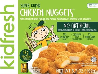 White Meat Chicken Nuggets Chicken Patties With Pureed Cauliflower In A Whole Grain Breading, White Meat Chicken