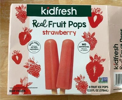 Strawberry Real Fruit Pops, Strawberry