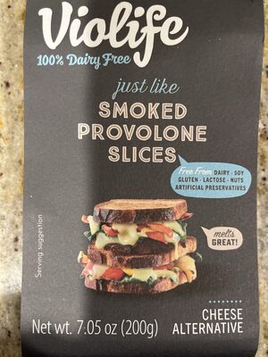 Just Like Smoked Provolone Cheese Alternative Slices, Just Like Smoked Provolone
